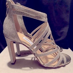 Jimmy Choo Platinum Ice Selina heels BRAND NEW